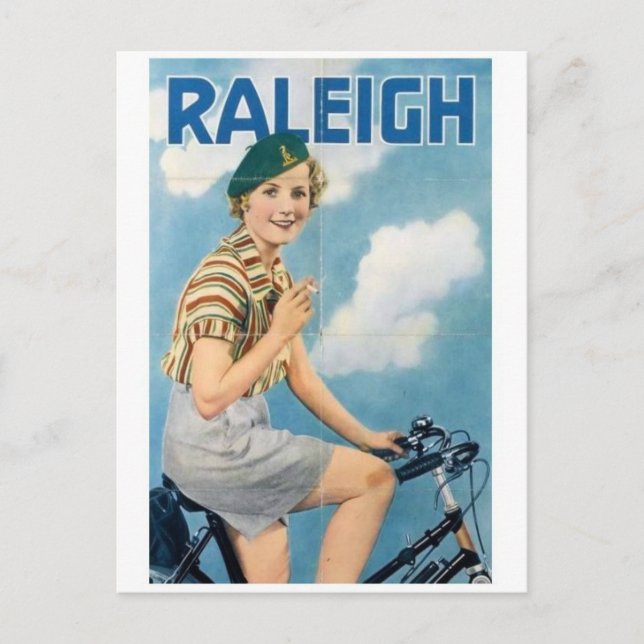 Vintage Ad Poster Postcard (Front)