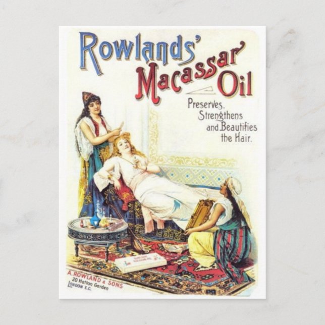 Vintage Ad Poster Postcard (Front)