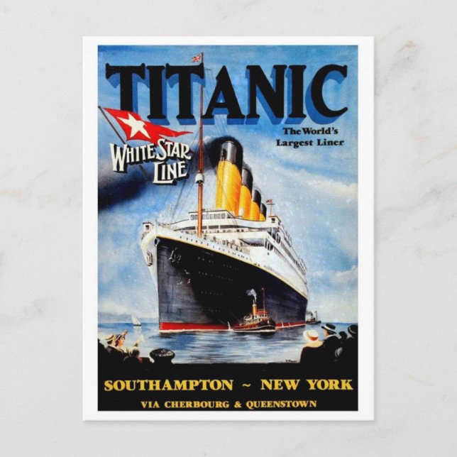 Vintage Ad Poster Postcard (Front)