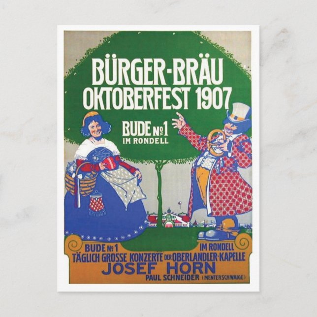 Vintage Ad Poster Postcard (Front)