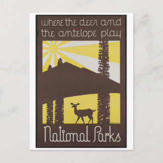 Vintage Ad Poster Postcard