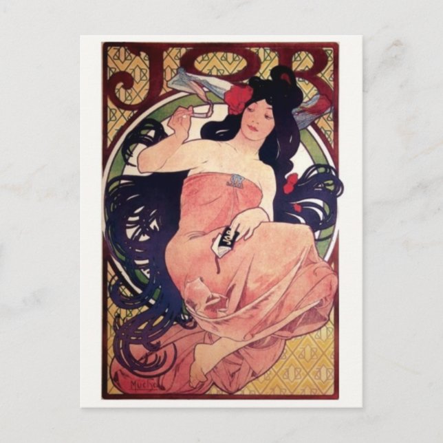 Vintage Ad Poster Postcard (Front)