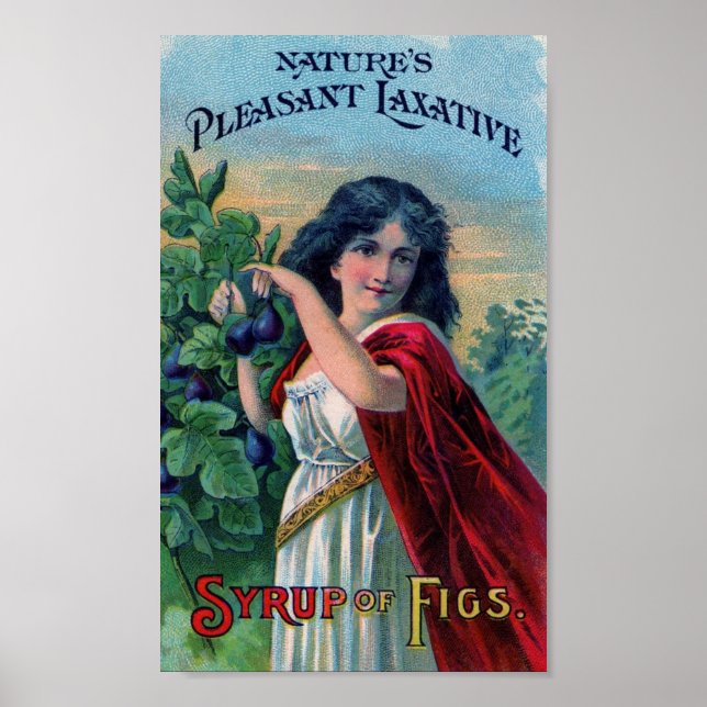 Vintage Ad Syrup of Figs Poster Art Print (Front)