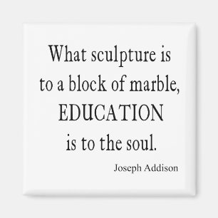 Vintage Addison Education Soul Quote Template Magnet