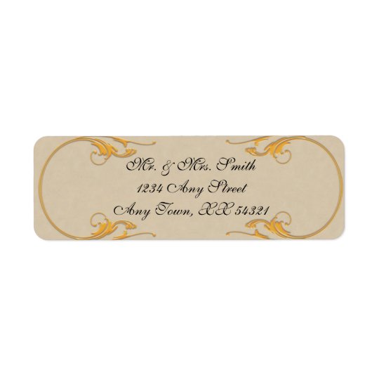 Vintage address labels