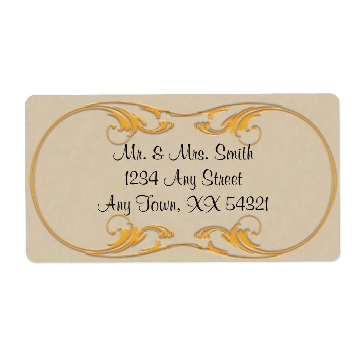 Vintage Address Labels Large