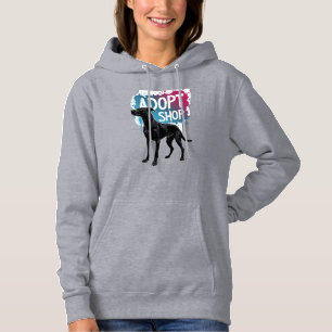 Vintage Adopt Dont Shop Dog Graffiti Rescue Art De Hoodie