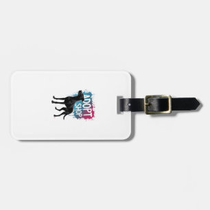 Vintage Adopt Dont Shop Dog Graffiti Rescue Art De Luggage Tag