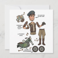 Vintage Adventurer Paper Doll Kit