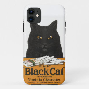 Vintage Advert Black Cat Virginia Cigarettes iPhone 11 Case