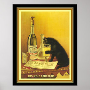 Vintage Advertisement for Absinthe Bourgeois Poster