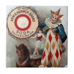 Vintage Advertisement For Arm & Hammer Soda Ceramic Tile