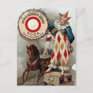 Vintage Advertisement For Arm & Hammer Soda Postcard