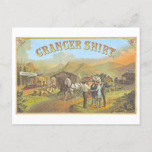 Vintage Advertisement for Granger Men's Shirt Postcard