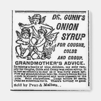 Vintage Advertisement for Onion Syrup Magnet