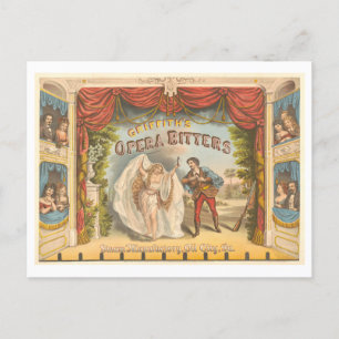 Vintage Advertisement Griffith's Opera Bitters Postcard
