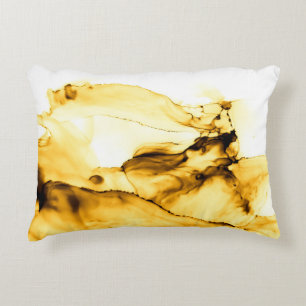 Vintage advertisement papers paste on the wall decorative cushion
