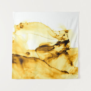 Vintage advertisement papers paste on the wall tapestry
