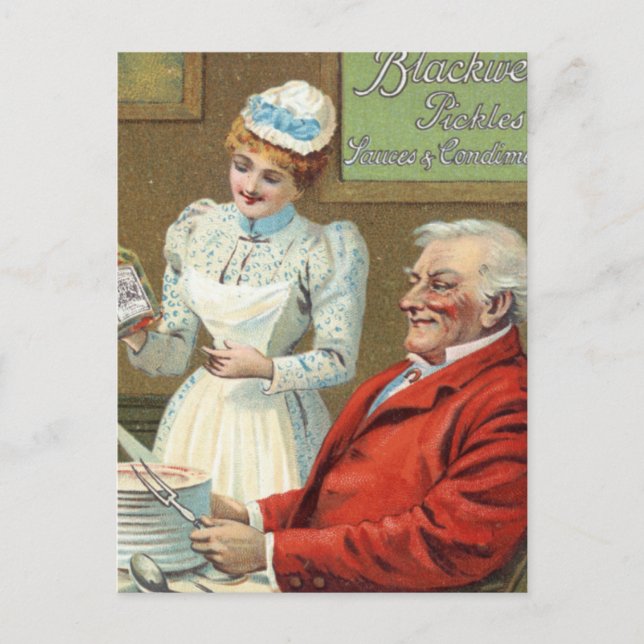 Vintage Advertisement Postcard (Front)