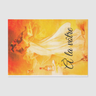 Vintage Advertisement Tissue Paper