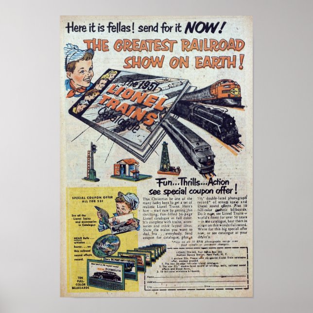 Vintage Advertisements Poster (Front)