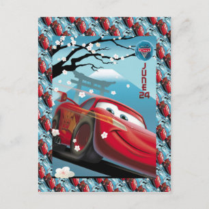 Vintage advertising, Car race Japan Postcard