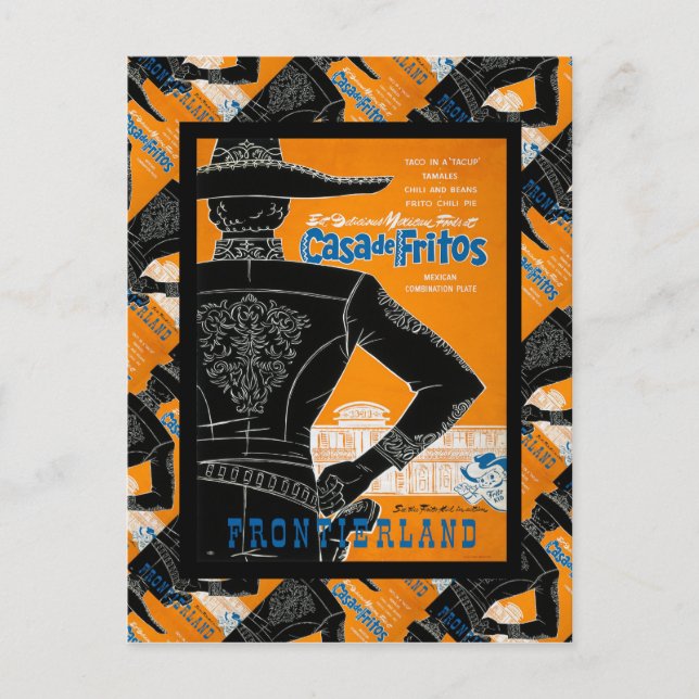 Vintage Advertising, Casa de Fritos Postcard (Front)