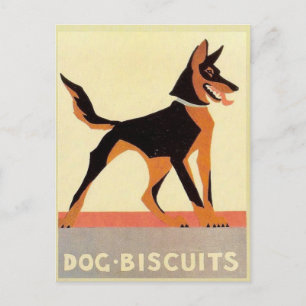 Vintage advertising, Dog Biscuits Postcard