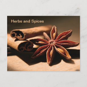 Vintage  Advertising, Herbs and Spices Postcard