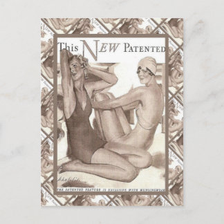 Vintage  advertising, Musingwear Swim suits Postcard
