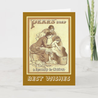 Vintage advertising, Pears soap Card