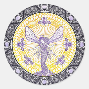 Vintage Advertising Poster by Kramer Classic Round Sticker