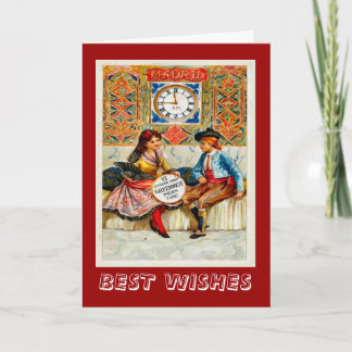 Vintage advertising, Travel poster Madrid Card