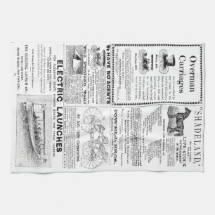 Vintage Advertisments Tea Towel
