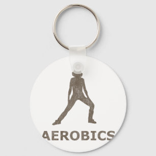 Vintage Aerobics Key Ring