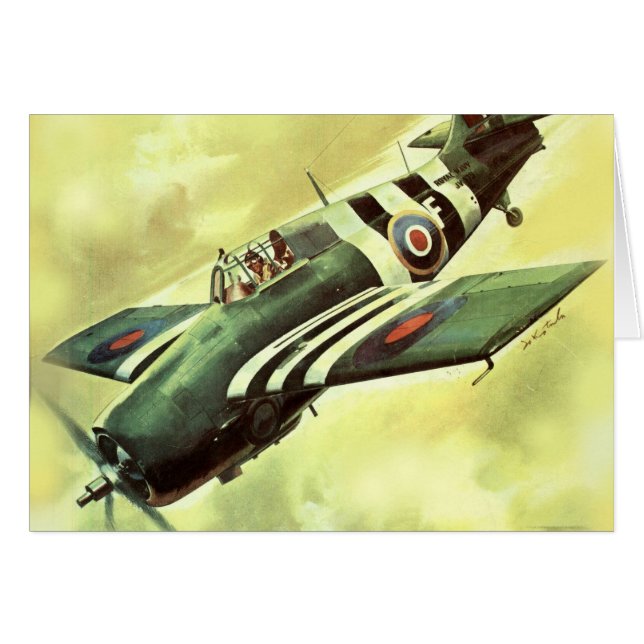 Vintage Aeroplane (Front Horizontal)