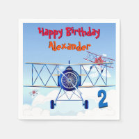 Vintage Aeroplane Aviator Birthday Party