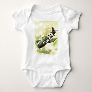 Vintage Aeroplane Baby Bodysuit