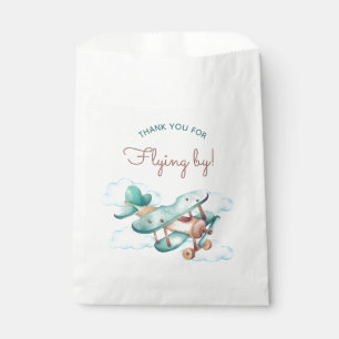 Vintage Aeroplane Birthday Party  Favour Bag