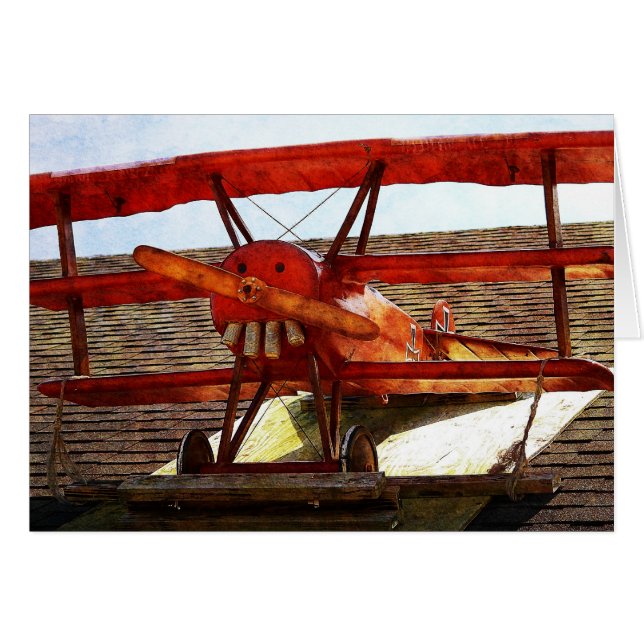 Vintage Aeroplane by Shirley Taylor (Front Horizontal)