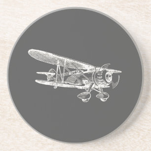 Vintage Aeroplane, Flight Plans Coaster