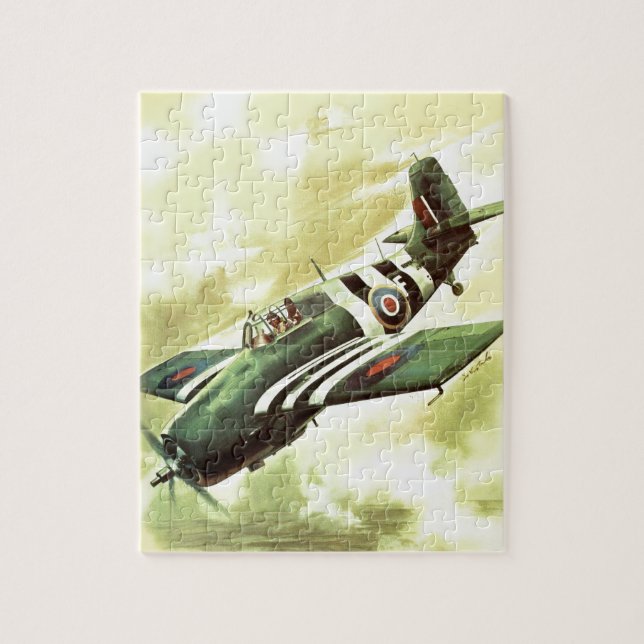 Vintage Aeroplane Jigsaw Puzzle (Vertical)