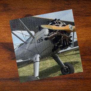 Vintage Aeroplane Photo for Pilot Aviation Jigsaw Puzzle