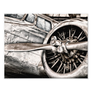 Vintage Aeroplane Photo Print