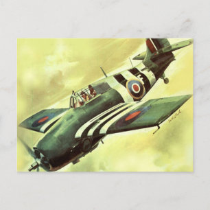 Vintage aeroplane postcard