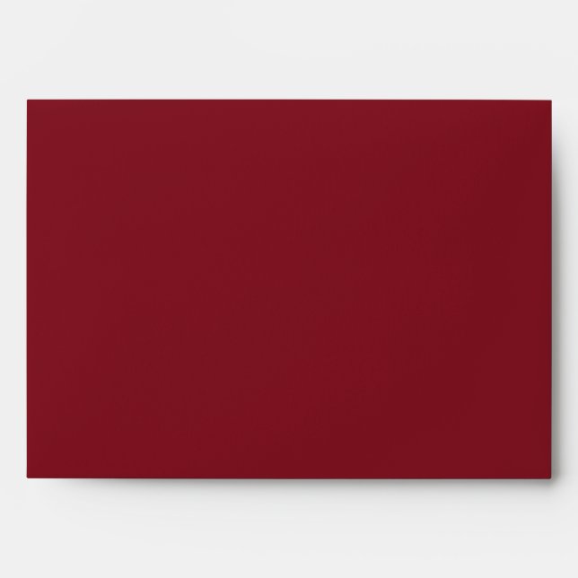 Vintage Aeroplane Red/Green Envelope (Front)