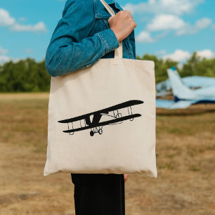 Vintage Aeroplane Tote Bag