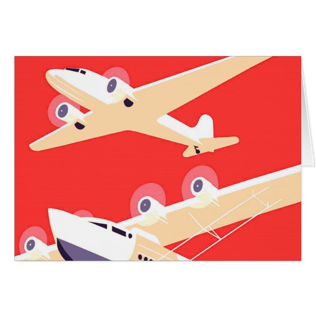 Vintage aeroplanes (Front Horizontal)