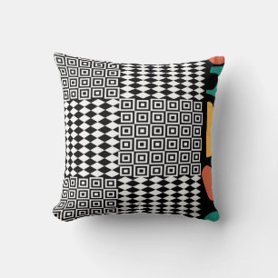 Vintage Aesthetic absract pattern Cushion