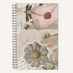 Vintage Aesthetic Collage Notebook